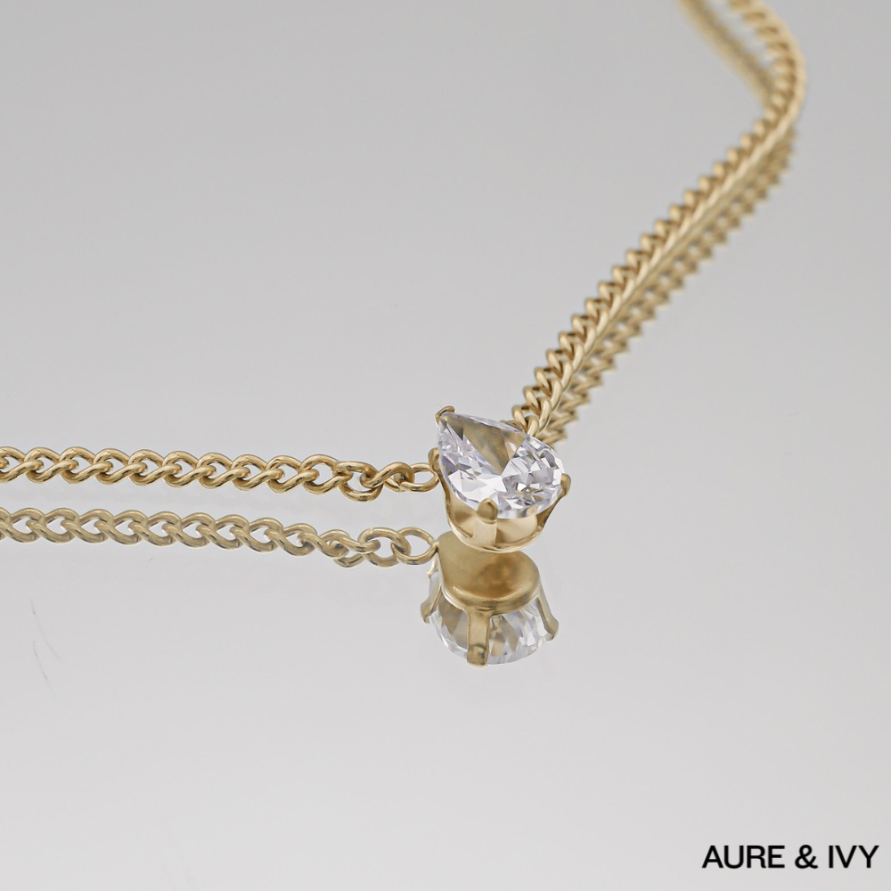 Mira Gemstone Pendant Necklace