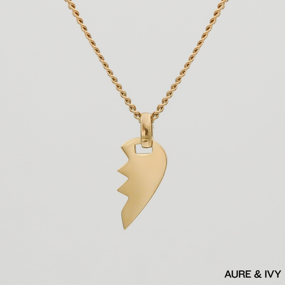 Amika Split Heart necklace