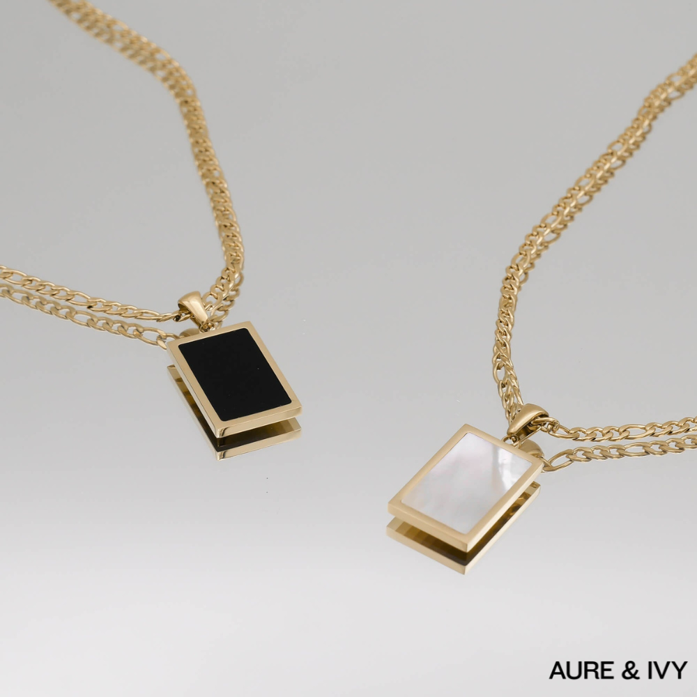 Saraya Opal Tablet Necklace