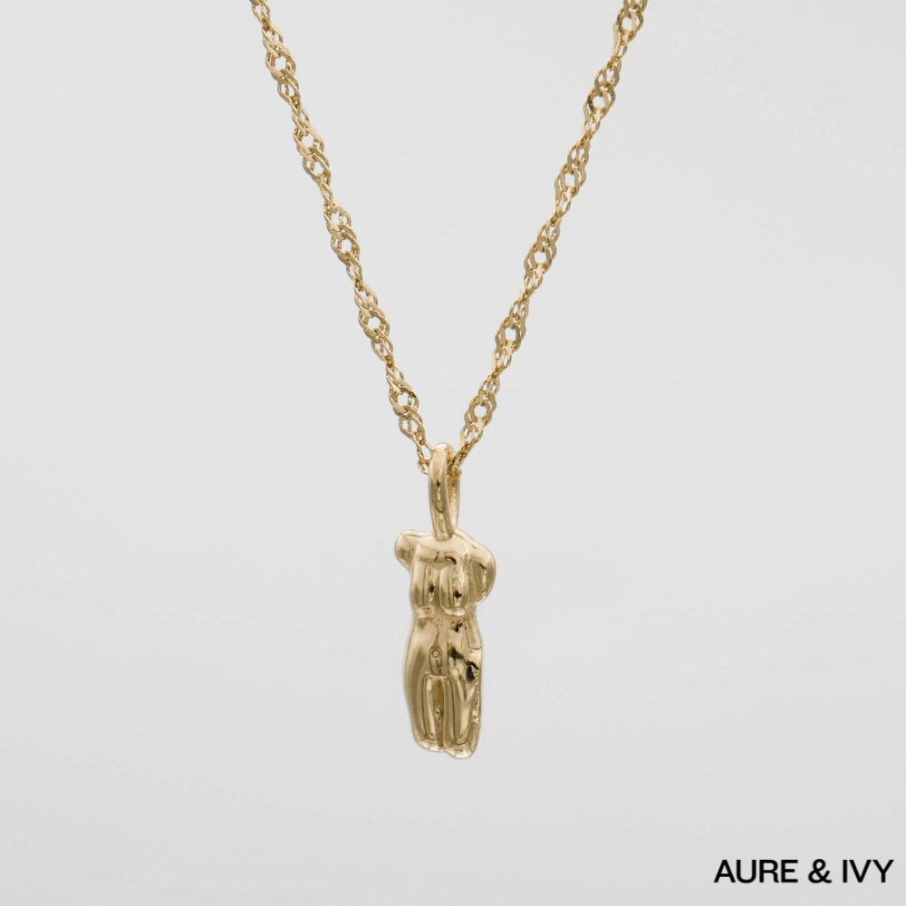 Kaya Figure Pendant Necklace