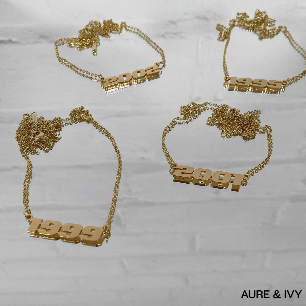 Birth Year Action Necklace