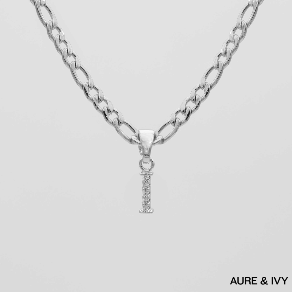 ICY Initial Necklace | Figaro