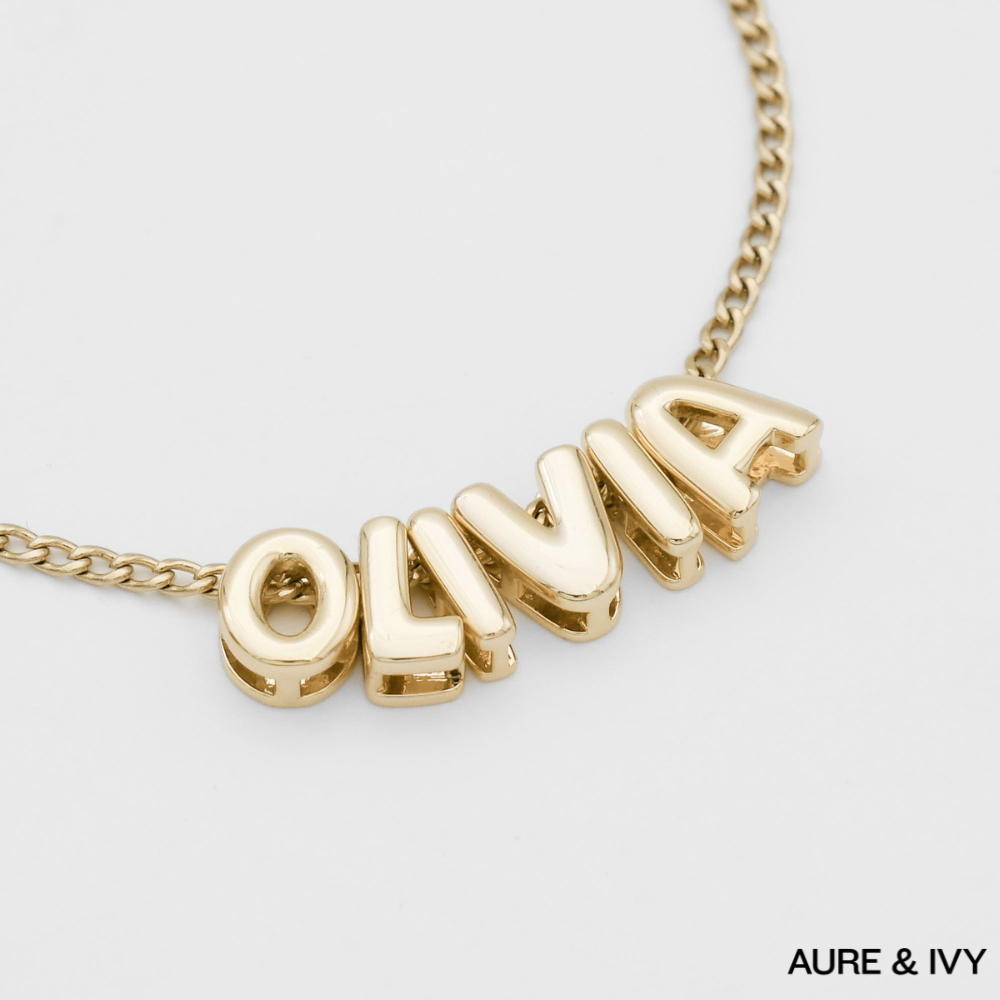 Personalised Bubble Charm Necklace
