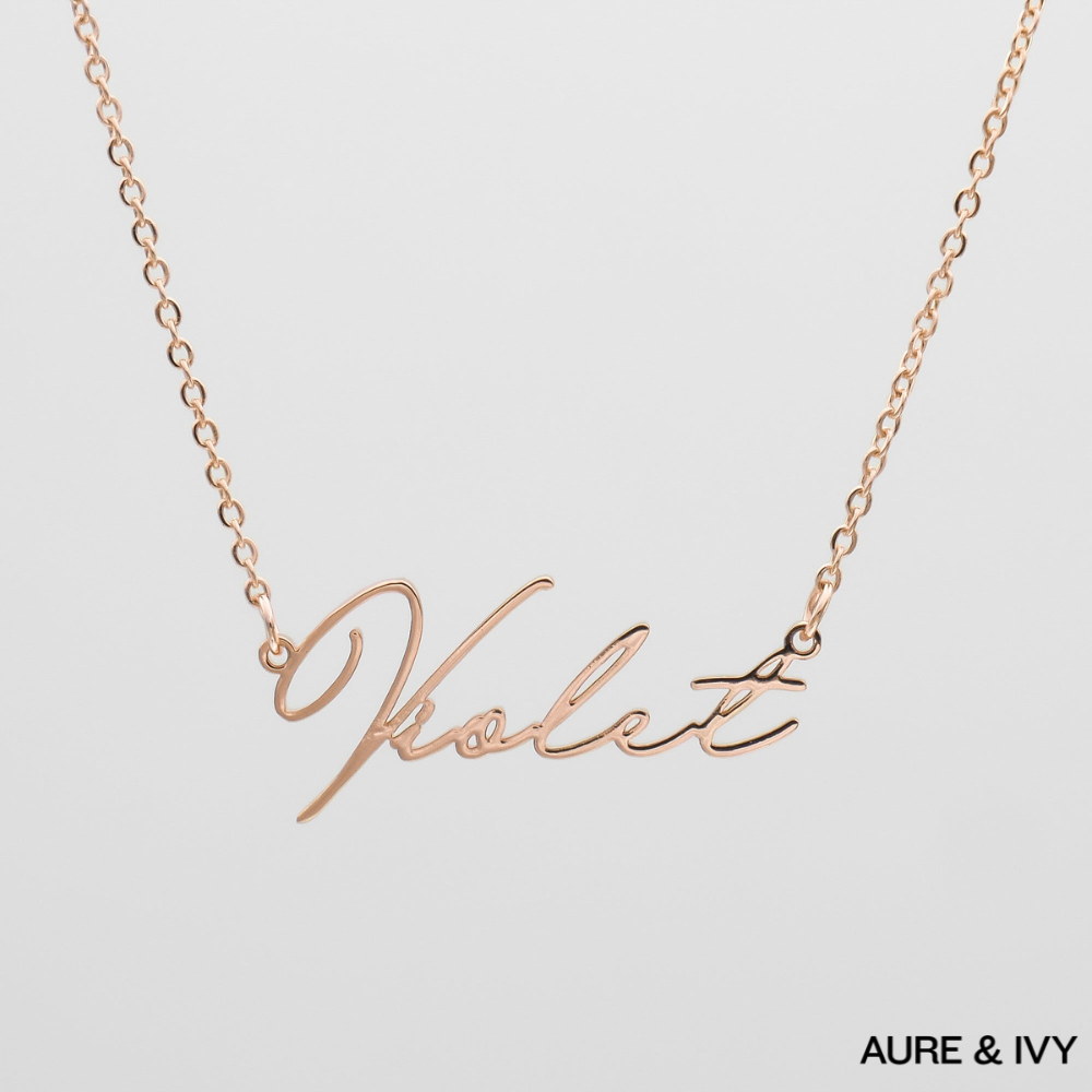 Valencia Custom Name Necklace