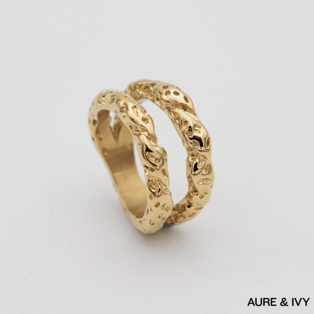 Luciana Double Band Ring