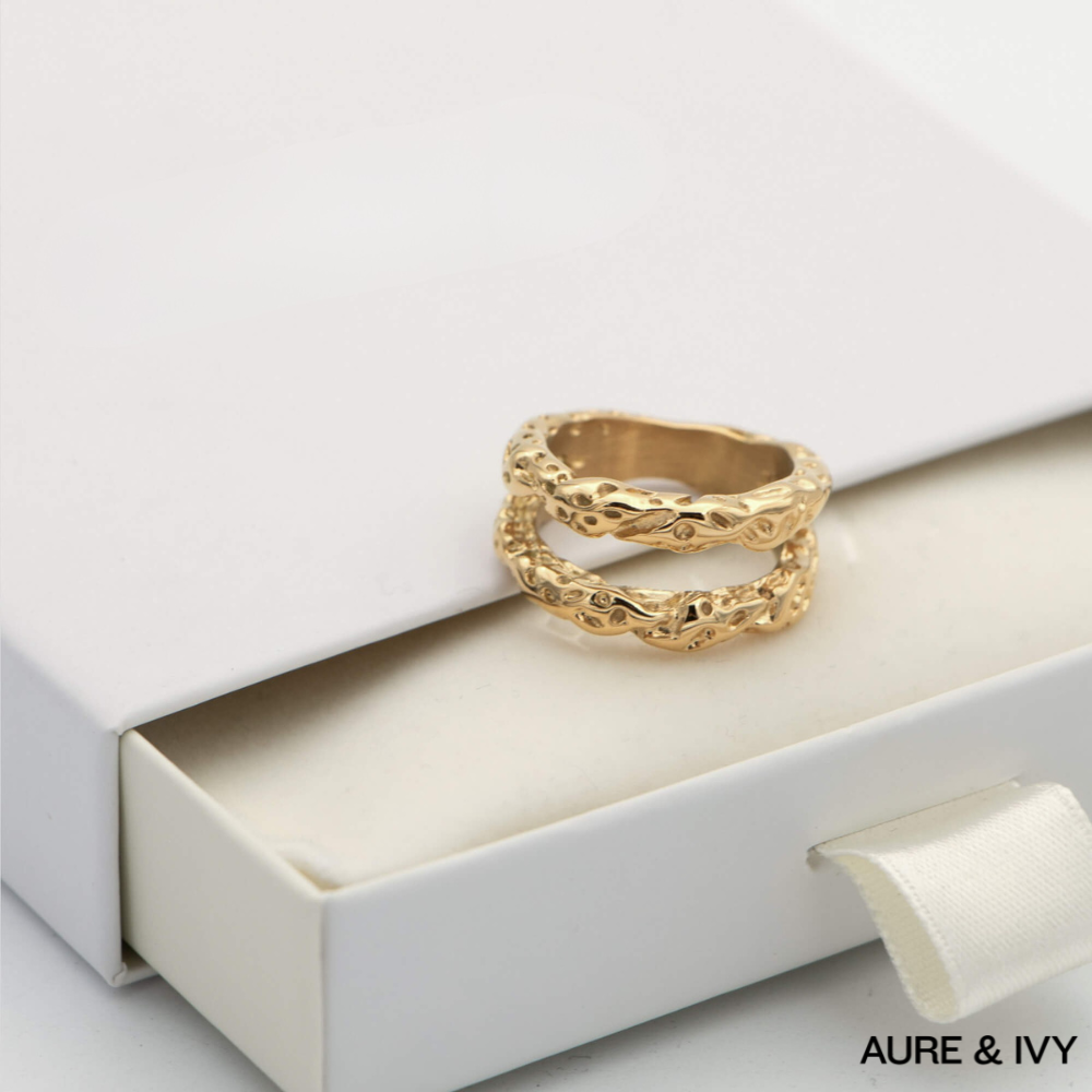 Luciana Double Band Ring