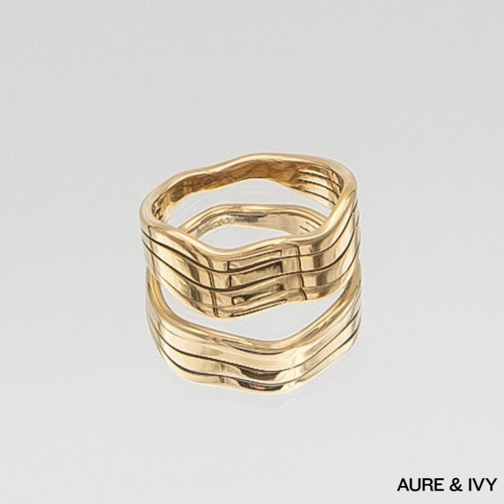 Esme Triple Wave Ring