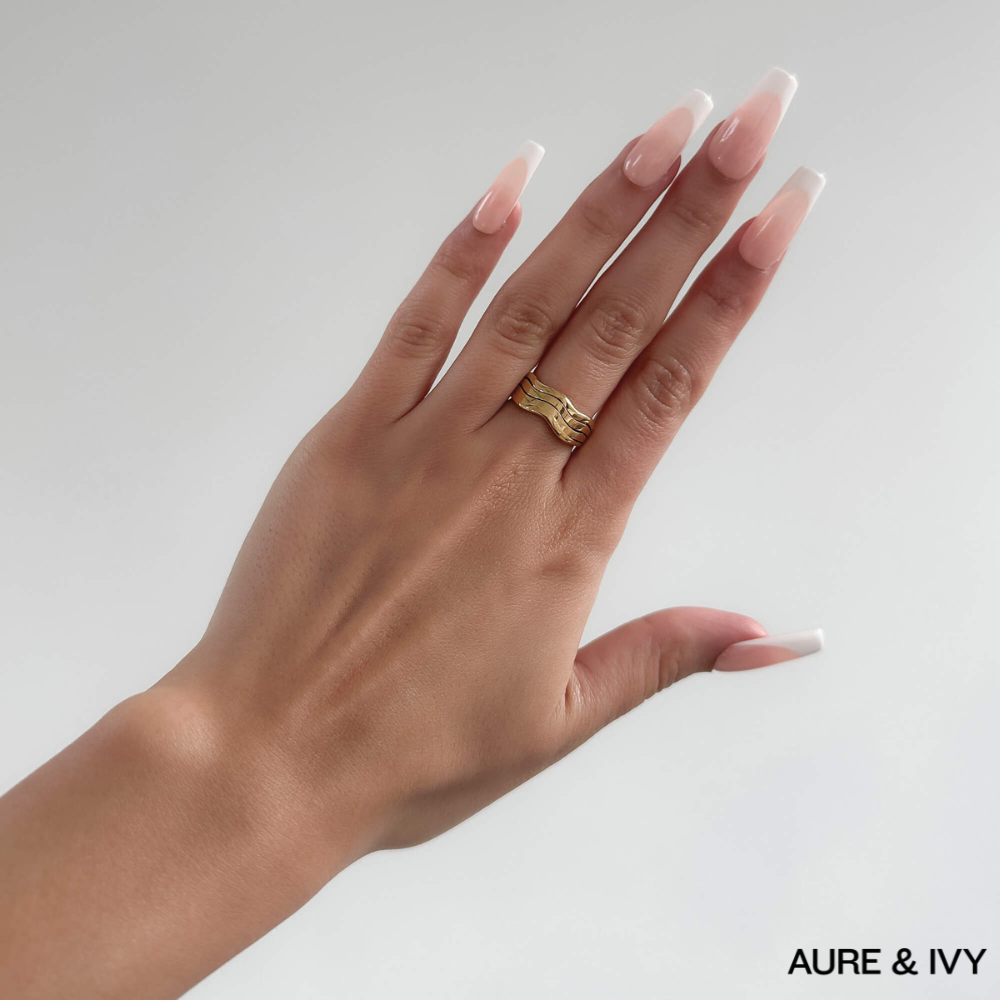 Esme Triple Wave Ring