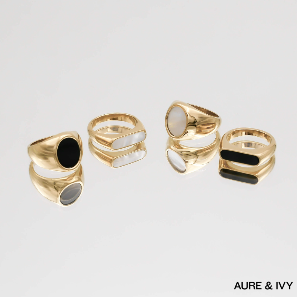 Aurum Onyx Ring