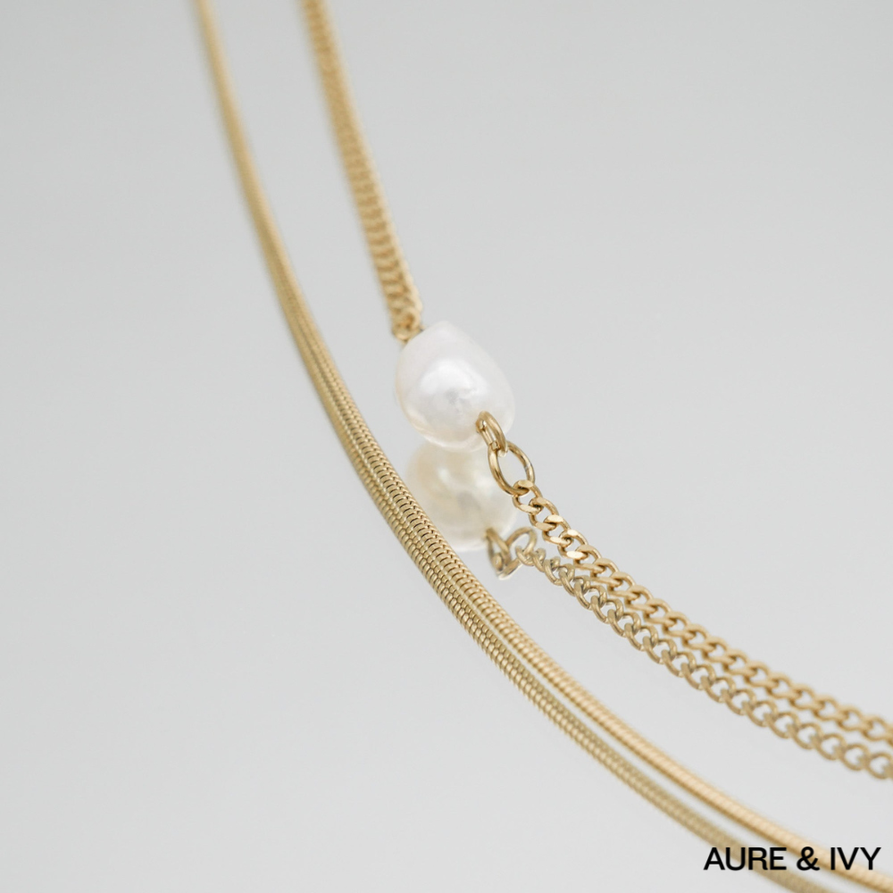 Seraphine Pearl Layered Necklace
