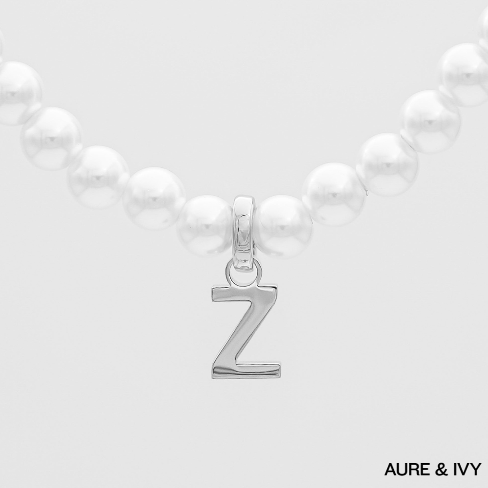 Maravie Initial Pearl Chain