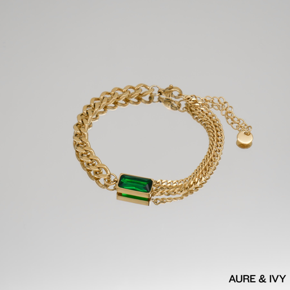 Callie Cuban Contrast Bracelet