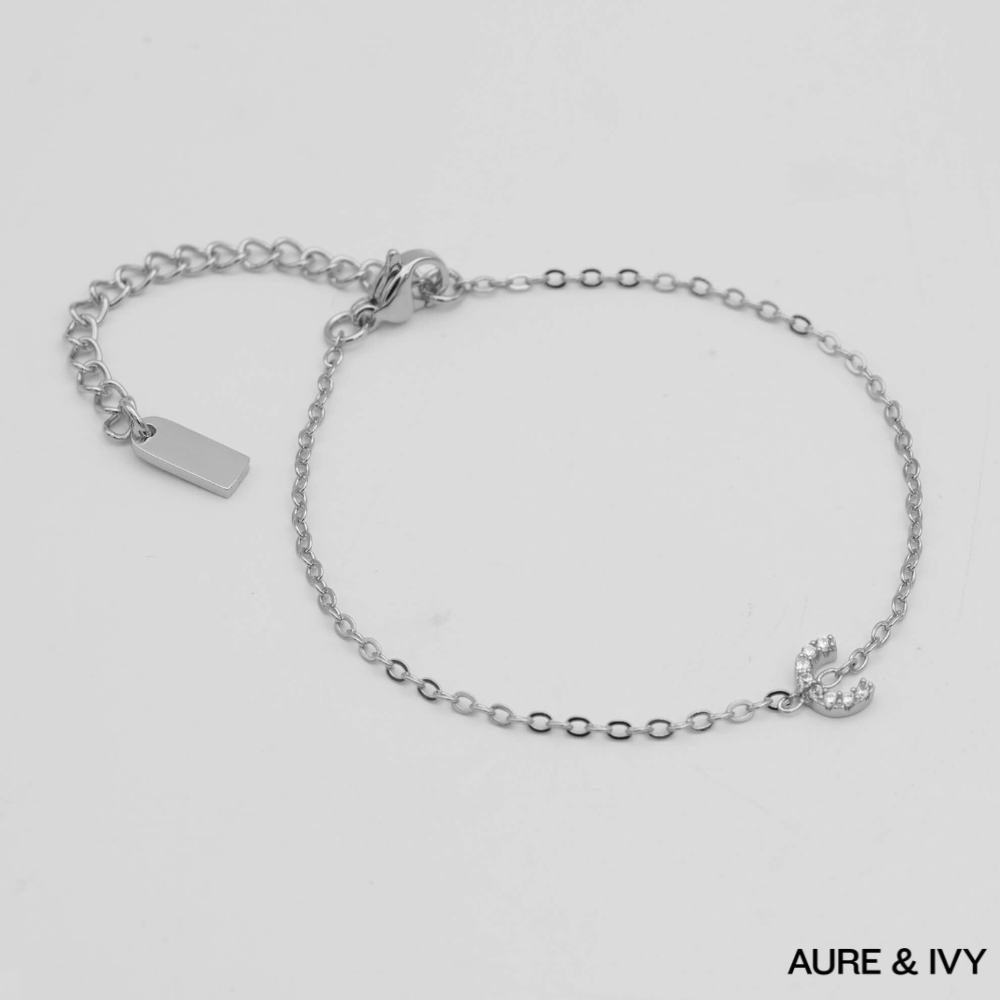 Lana Icy Initial Bracelet