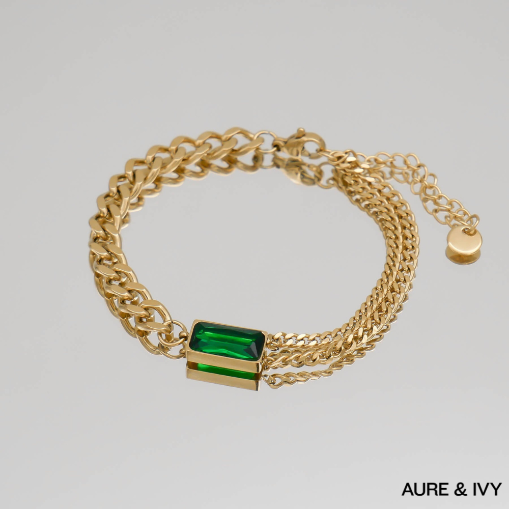 Callie Cuban Contrast Bracelet