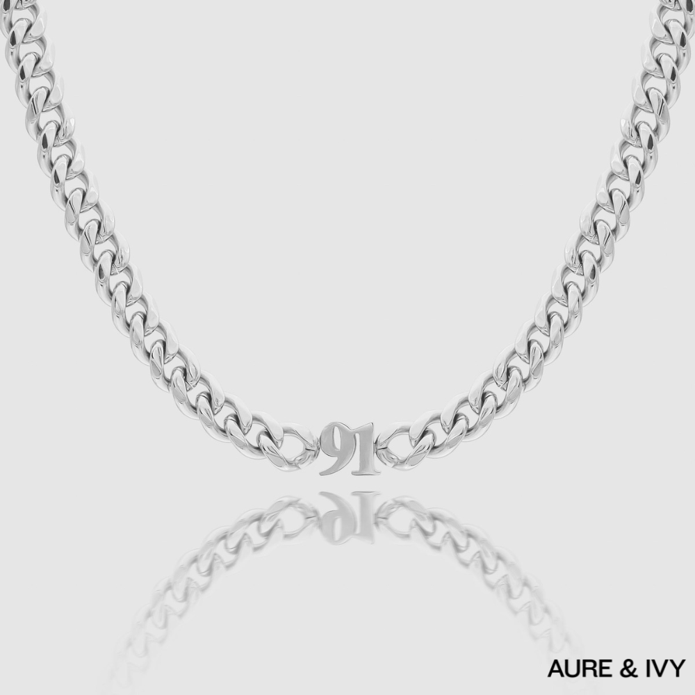 Birth Year Choker Necklace