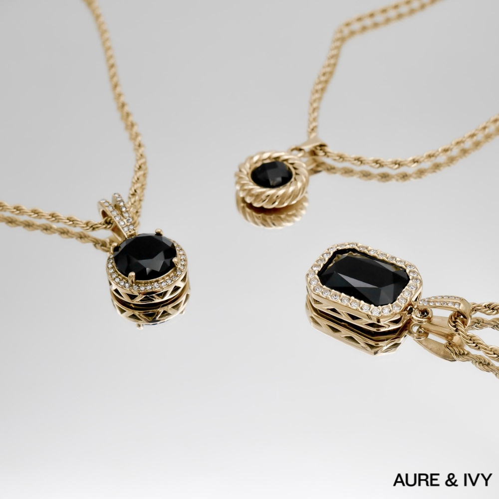 Esme Onyx Round Necklace