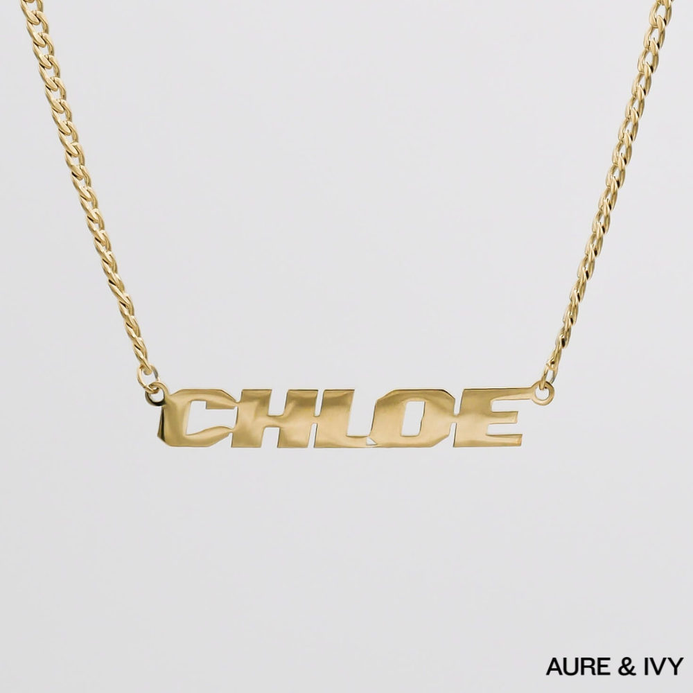 Action Custom Name Necklace