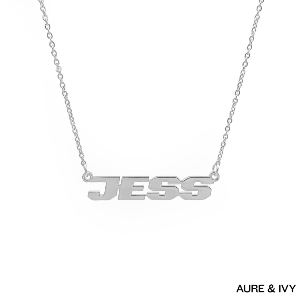 Action Custom Name Necklace