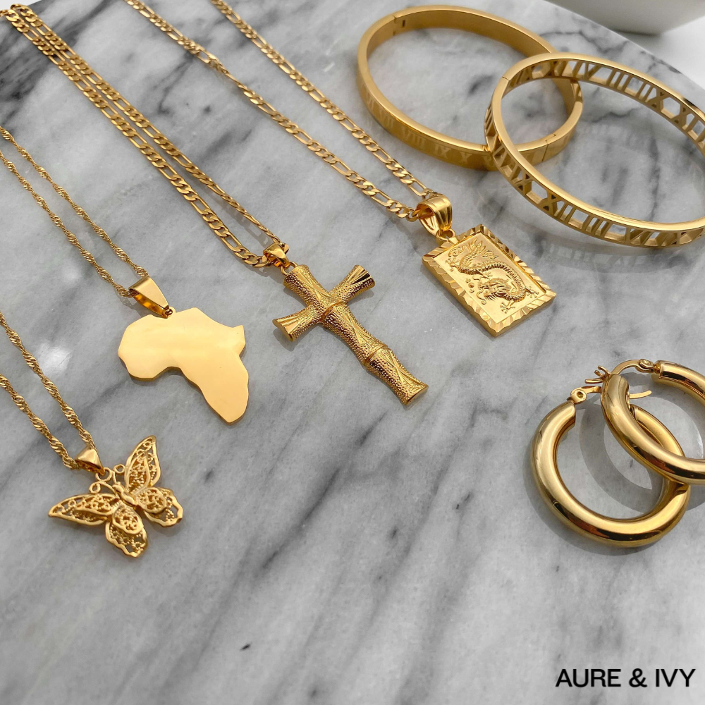 Heritage Africa Gold Necklace