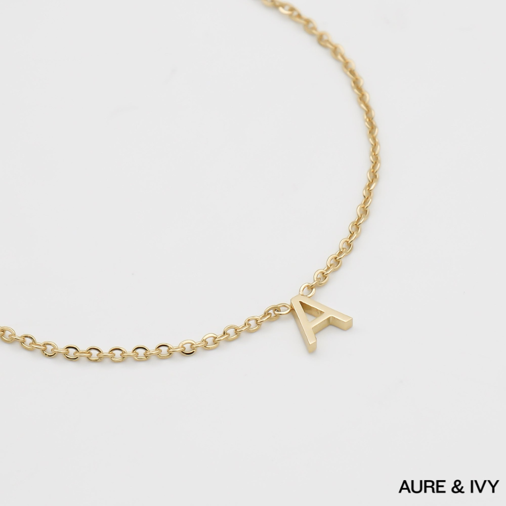 Maia Mini Initial Necklace