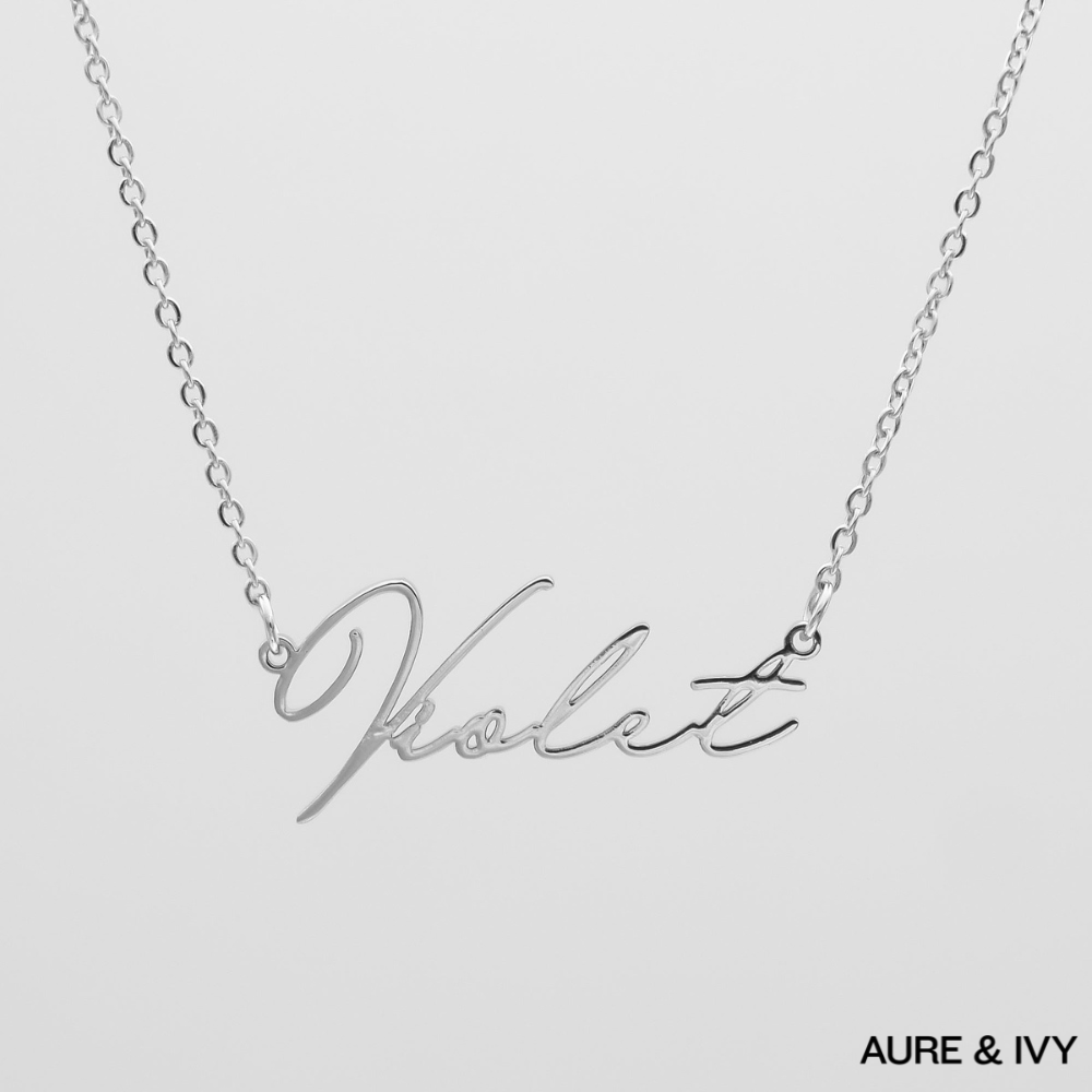 Valencia Custom Name Necklace