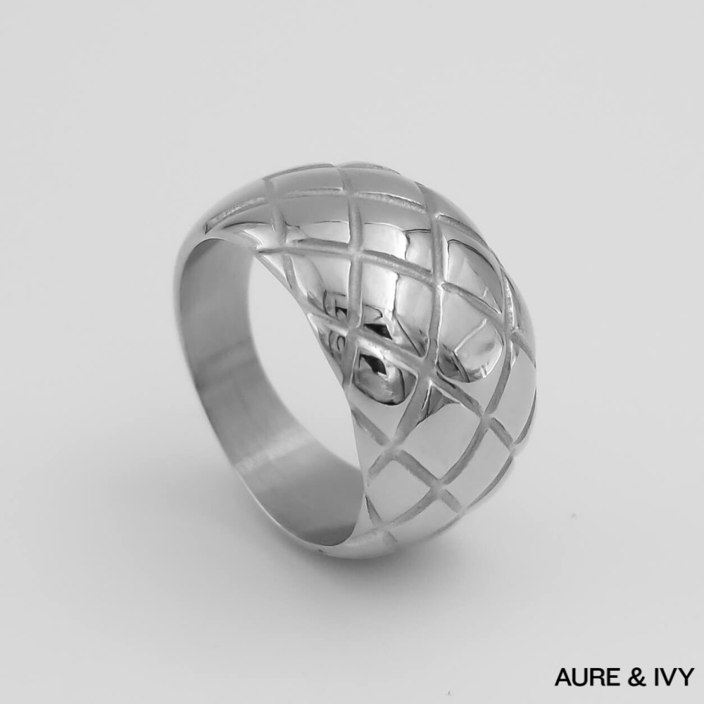 Kara Dome Ring | Silver