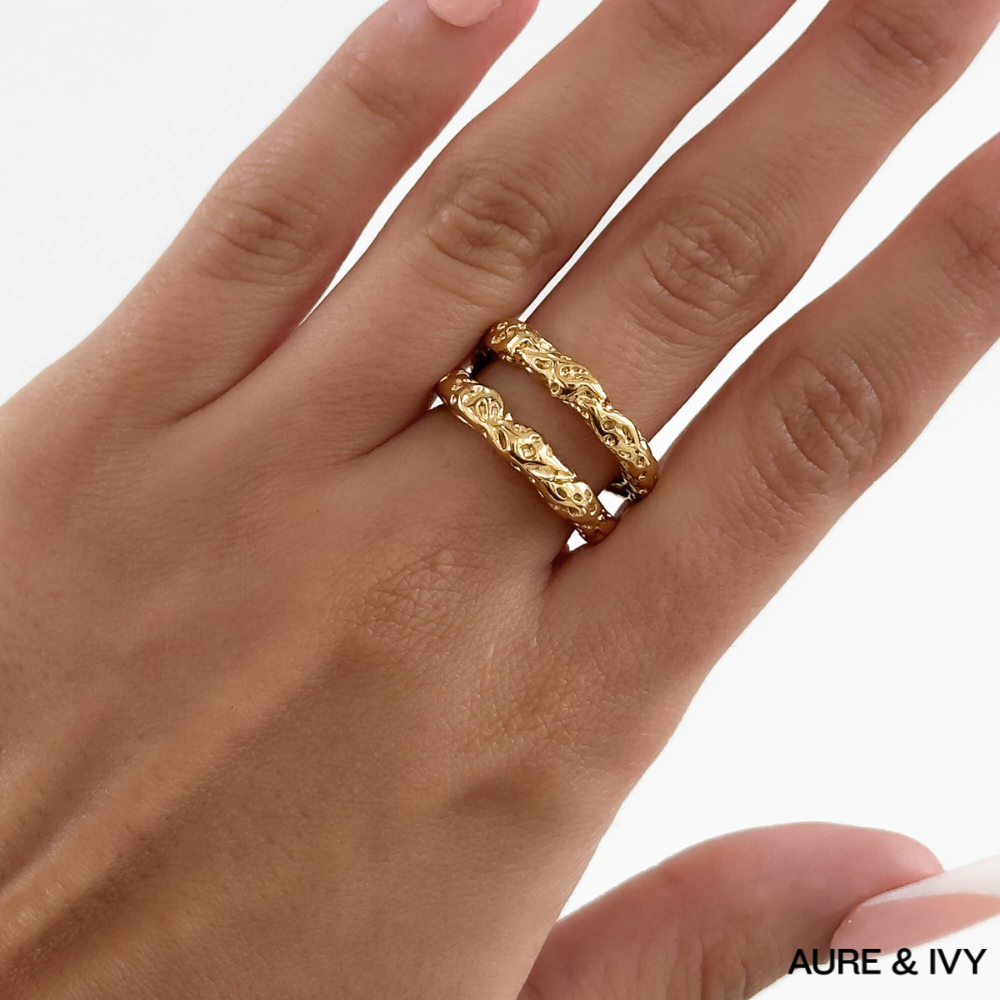Luciana Double Band Ring