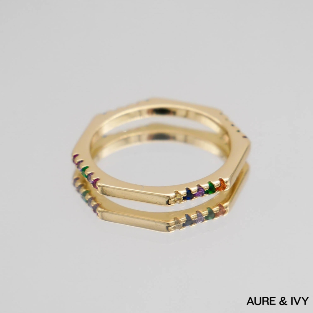 Tess Rainbow Ring