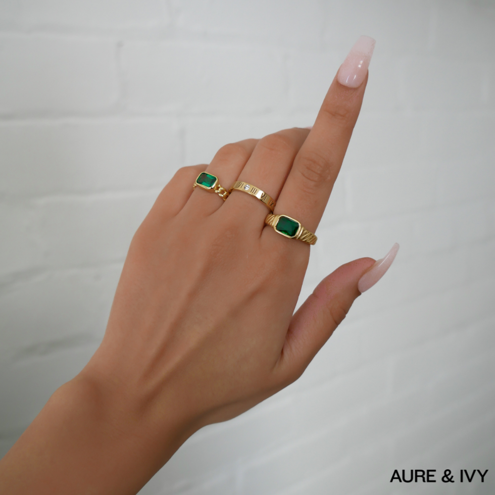 Daria Graceful Rope Ring