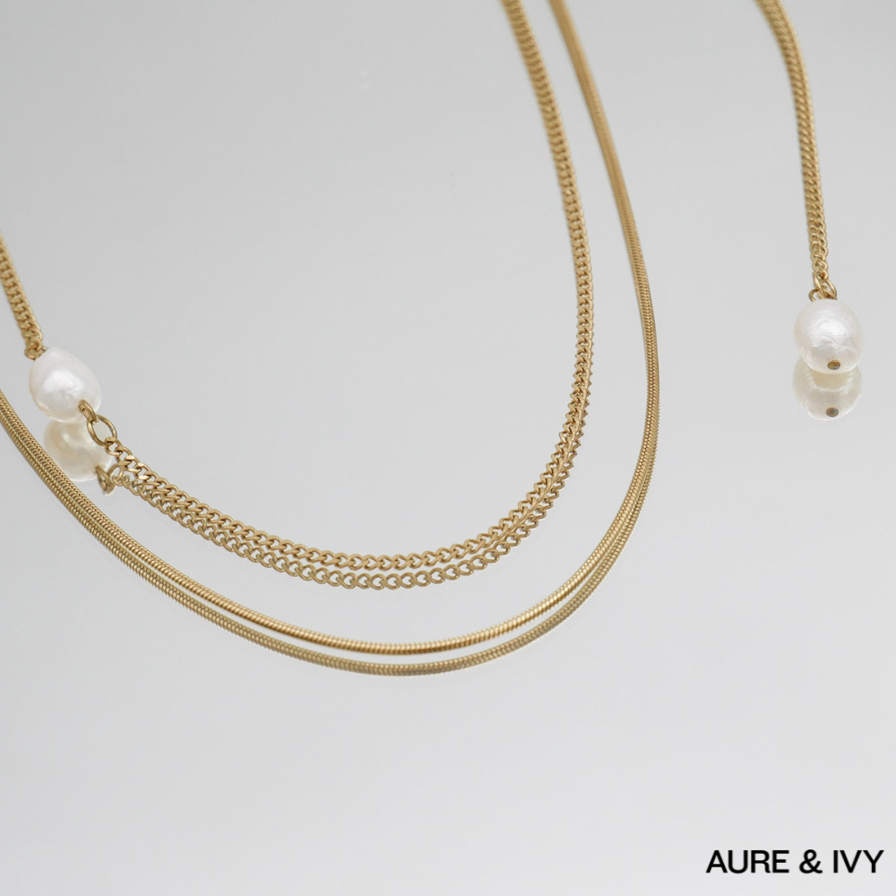Seraphine Pearl Layered Necklace