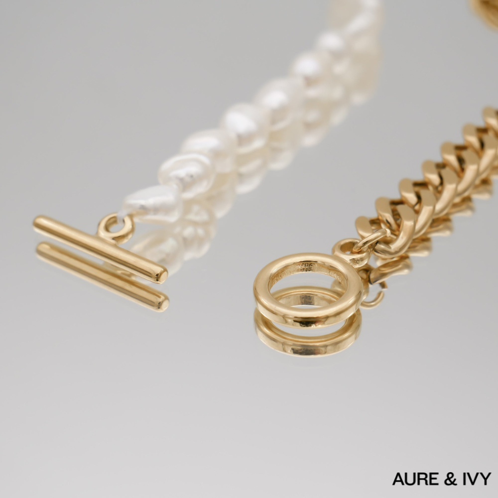 Anara Chain & Pearl Necklace