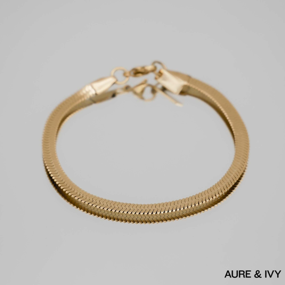 Herringbone Chain Bracelet