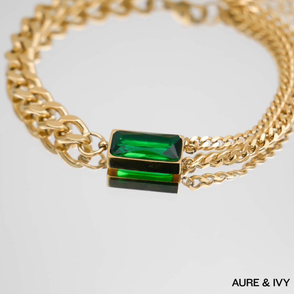 Callie Cuban Contrast Bracelet